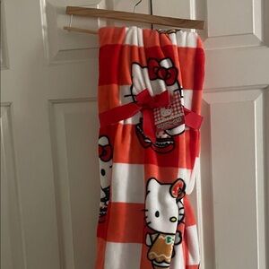 Hello Kitty blanket - Red, Orange, and White